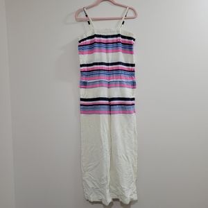 Lemlem striped jumpsuit small